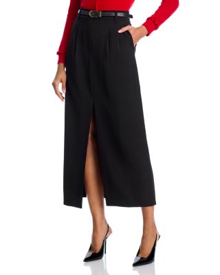 French Connection Harry Front Slit Midi Skirt