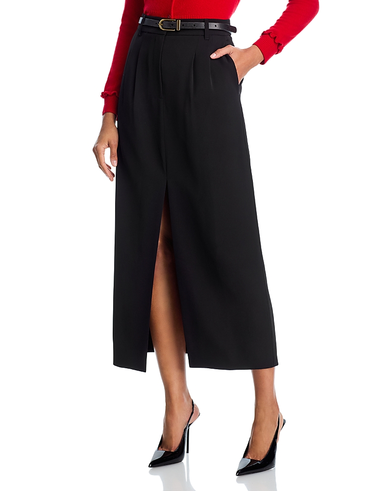 French Connection Harry Front Slit Midi Skirt