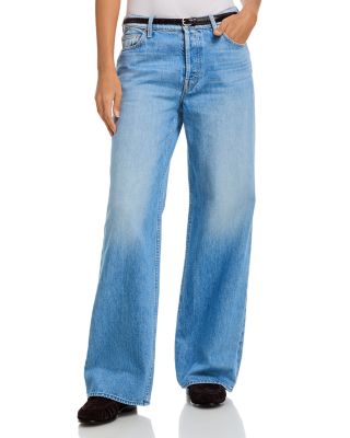 The Rerun Zip Sneak High Rise Wide Jeans in Last Bite