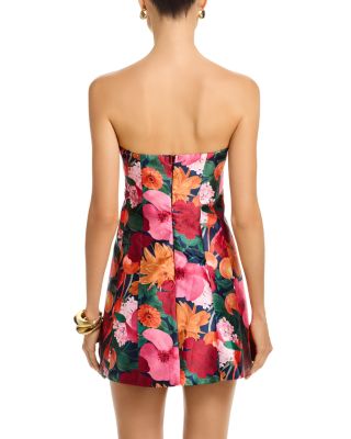 Strapless Floral & Fruit Strapless Mini Dress - Exclusive