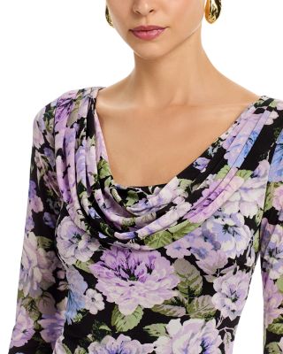 Bloom Cowl Neck Mini Dress