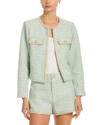 Tweed Braided Trim Jacket
