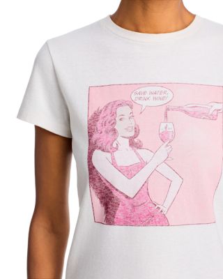 Drink Wine Graphic Classic Tee