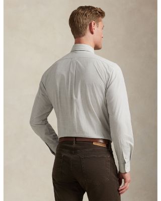 Classic Fit Checked Poplin Shirt