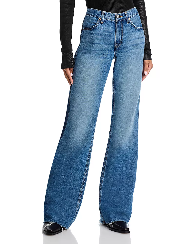 Re/Done The Californian Mid Rise Jeans in Mid 70s Shadow