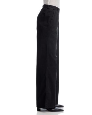 Mid Rise Wide Leg Pants