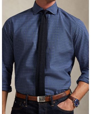 Classic Fit Tattersall Poplin Shirt