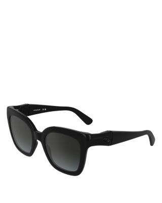 Roseau Bamboo Look Square Sunglasses, 53mm