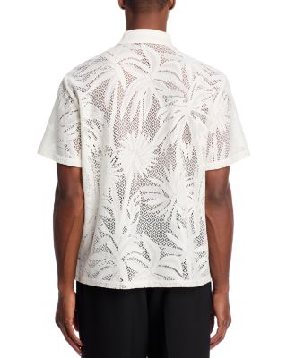Conrad Short Sleeve Mesh Button Front Shirt
