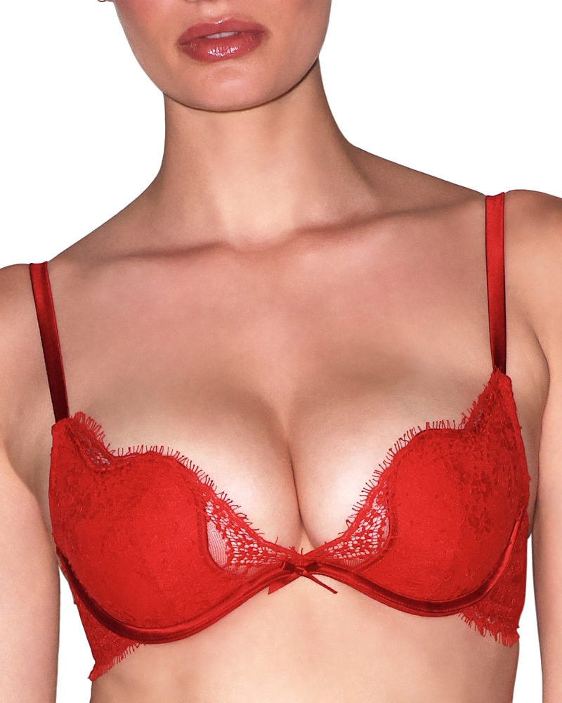 Fleur du Mal Frankie Lace Seduce U Plunge Bra
