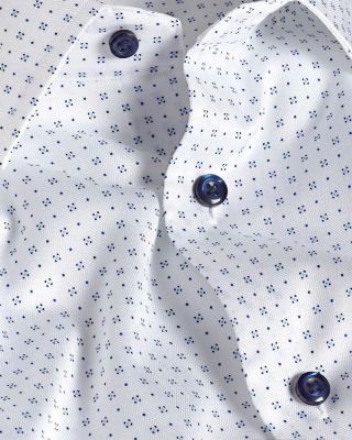 Trim Fit Neat Print Dress Shirt