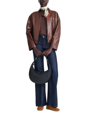 Le Pliage Xtra Round Leather Handbag