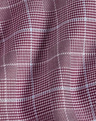 Trim Fit Twill Glen Check Dress Shirt