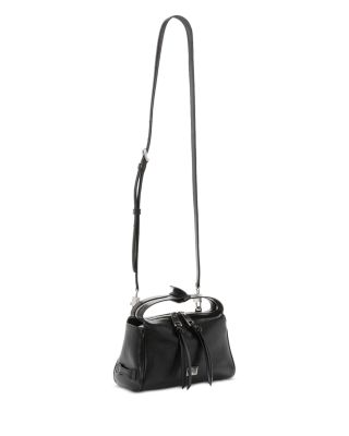 Convertible Leather Top Handle Crossbody