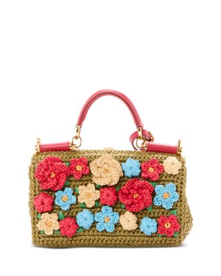 My Sicily Crocheted Top Handle Bag