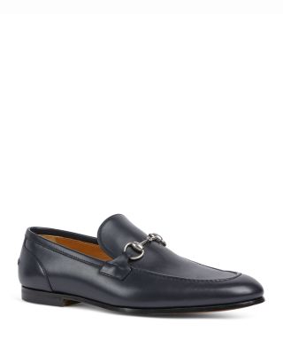 Gucci - Men's Jordaan Leather Apron Toe Loafers