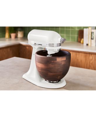 Artisan Series 5 Quart Tilt Head Stand Mixer with Walnut Wood Bowl