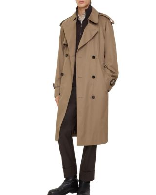 Long Gabardine Chestwood Trench Coat