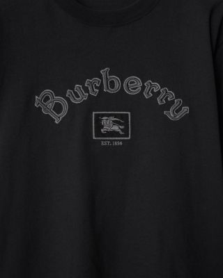 Gothic Logo Cotton T-shirt