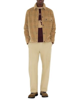 Check Corduroy Overshirt