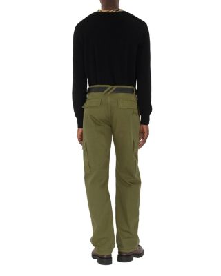 Gabardine Cargo Trousers