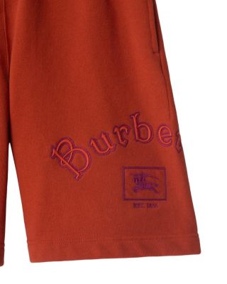  Gothic Logo Cotton Shorts