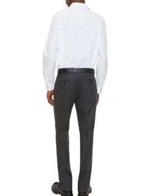 Wool Flannel Tailored Trousers