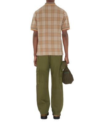 Check Cotton Polo Shirt