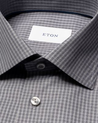 Slim Fit Button Front Twill Shirt