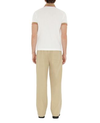  Logo Collar Cotton Polo Shirt