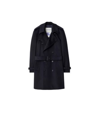 Mid-length Cashmere Trench Coat