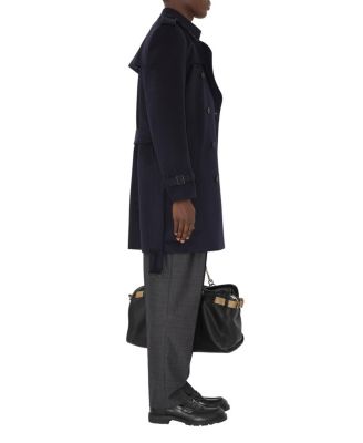 Mid-length Cashmere Trench Coat