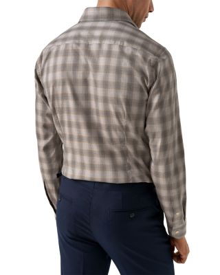 Slim Fit Bold Check Twill Shirt