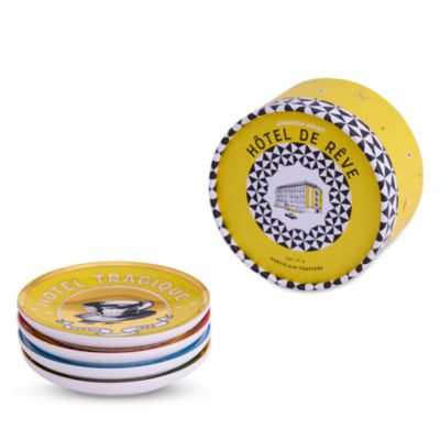 H&ocirc;tel De Reve Coasters, Set of 4
