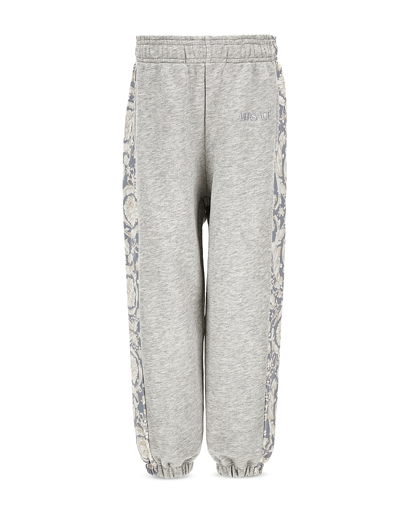 Versace Unisex Melange Fleece Sweatpants - Little Kid, Big Kid In Gray