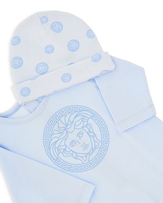 Unisex Jersey Medusa Dots Footie and Hat Set - Baby