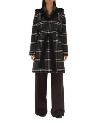  Mid-length Reversible Wool Car Coat