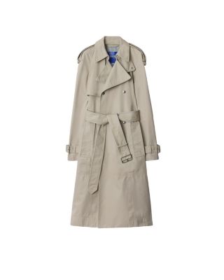  Long Cotton Trench Coat