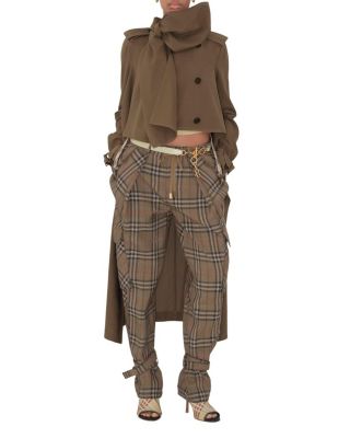  Long Silk Scarf Trench Coat