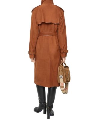 Long Nubuck Castleford Trench Coat