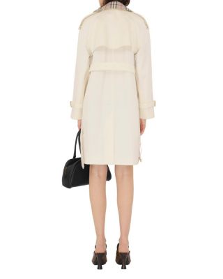 Mid-length Check Collar Castleford Trench Coat