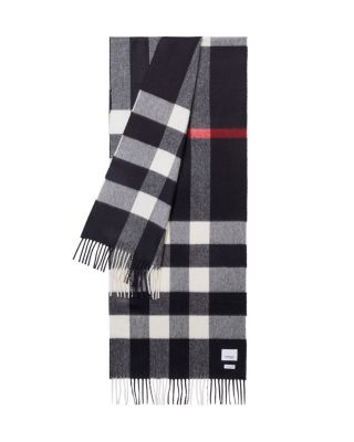 Check Cashmere Scarf