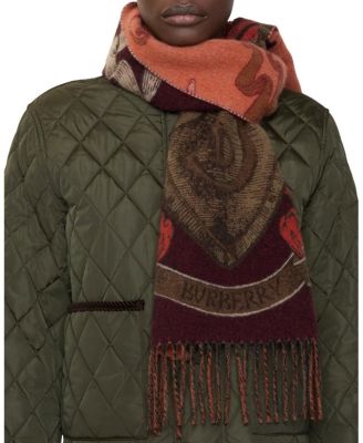  Etched Knight Cashmere Scarf