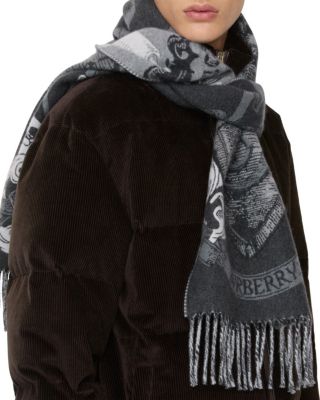  Etched Knight Cashmere Scarf