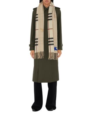 Reversible EKD Check Cashmere Scarf