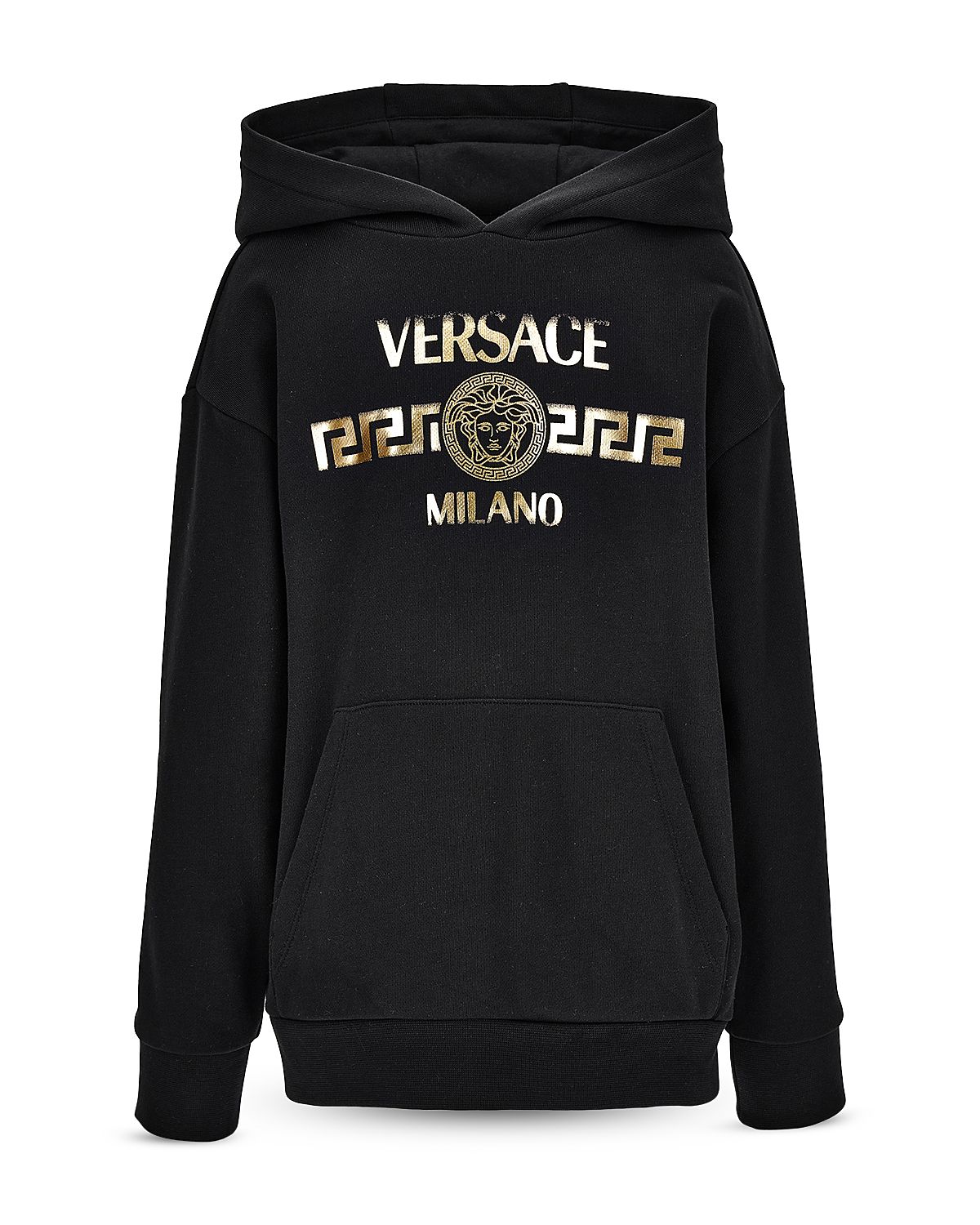 Versace Unisex Fleece Fade Logo Print Hoodie - Little Kid