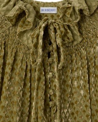 Torch Silk Blend Velvet Blouse