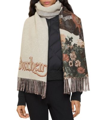  Stallion Portrait Cashmere Scarf