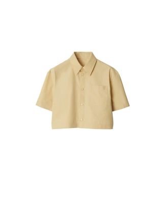 Cropped Cotton Shirt