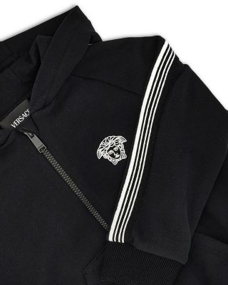 Unisex Medusa Embroidery Fleece Hoodie - Baby, Little Kid 